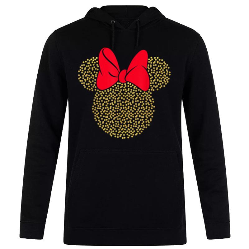 Disney Minnie Mouse Dotted Gold Icon Hoodie