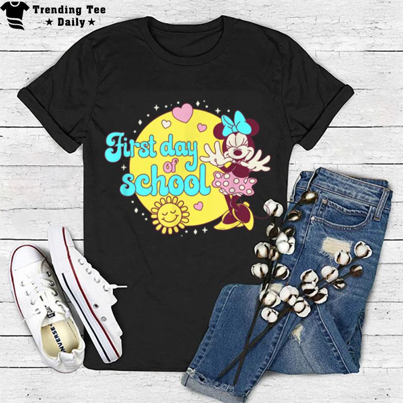 Disney Minnie Mouse First Day Of School T-Shirt