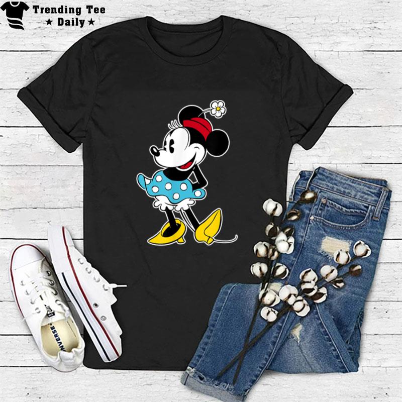 Disney Minnie Mouse Flower Hat T-Shirt