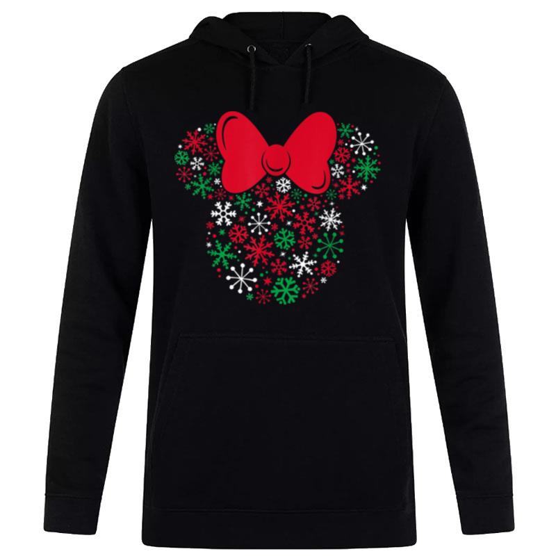 Disney Minnie Mouse Icon Holiday Snowflakes Hoodie