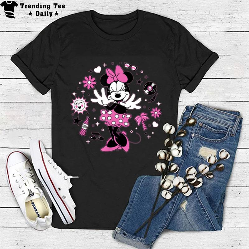 Disney Minnie Mouse Retro Vinyl Summer T-Shirt