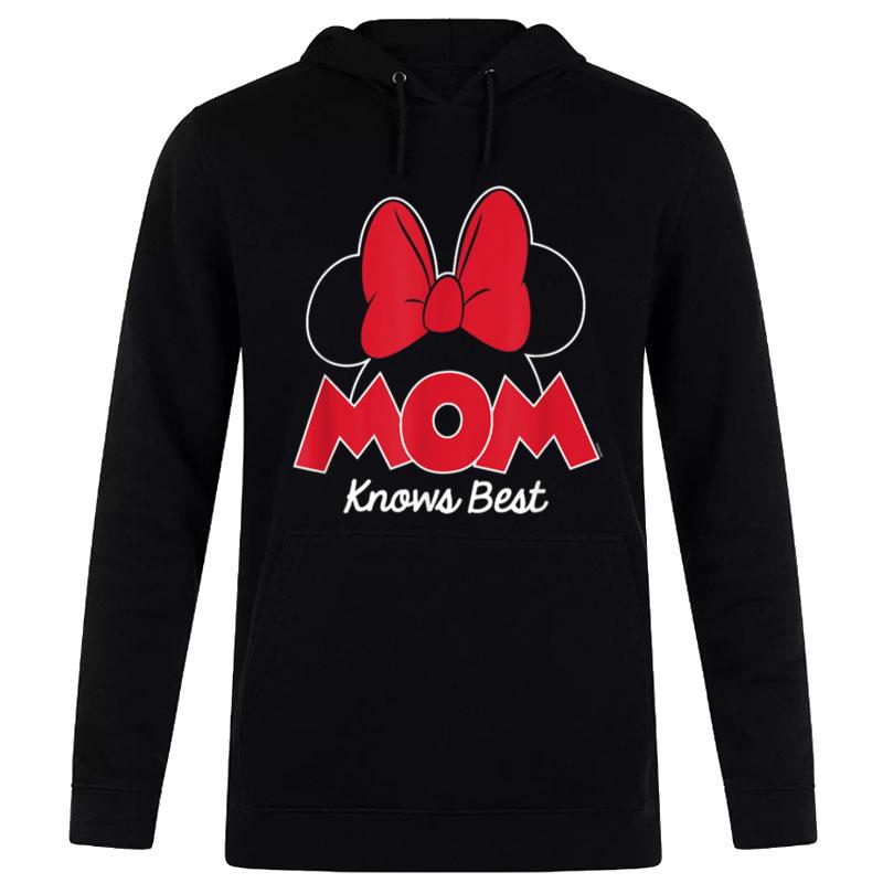 Disney Mom Minnie Bow Mom Knows Best Hoodie