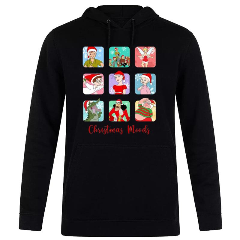 Disney Peter Pan'tinker Bell Characters Christmas Moods Hoodie