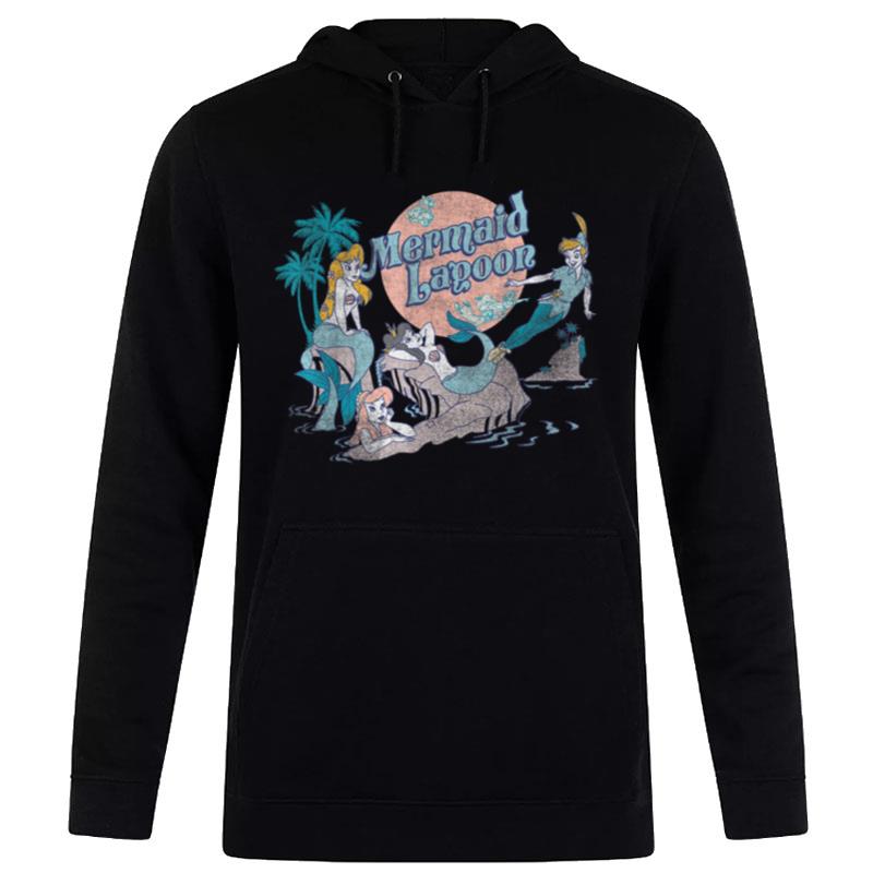 Disney Petter Pan Distressed Mermaid Lagoon Graphic Hoodie