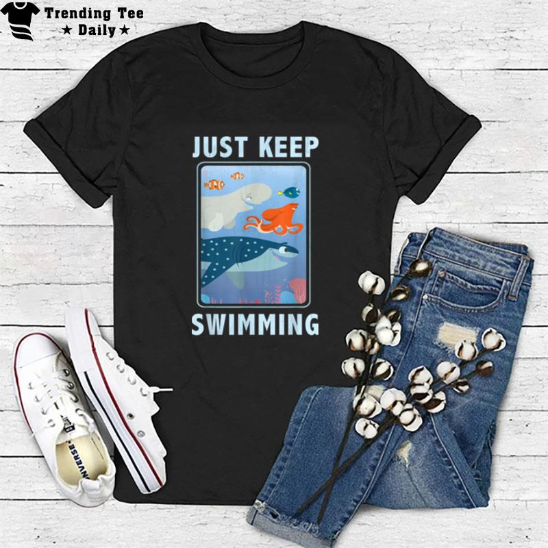 Disney Pixar Finding Dory Just Swim Together T-Shirt