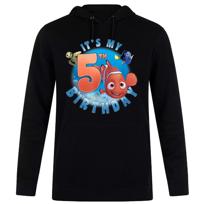 Disney Pixar Finding Nemo Birthday It's My 5Th Birthday Hoodie