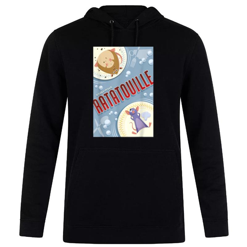 Disney Pixar Ratatouille Remy And Emile Poster Hoodie