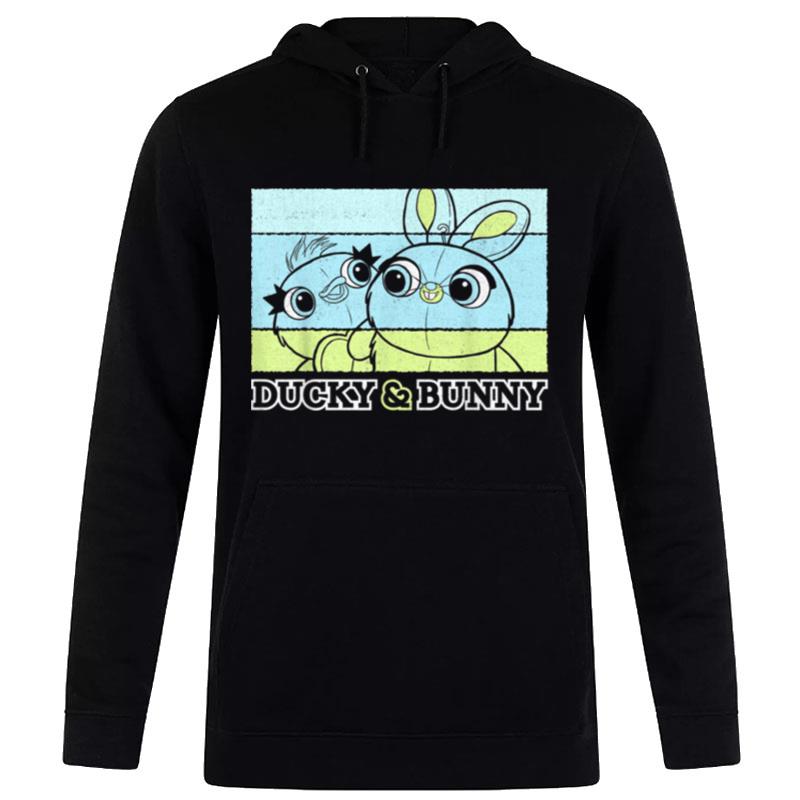 Disney Pixar Toy Story 4 Duck & Bunny Retro Style Poster Hoodie