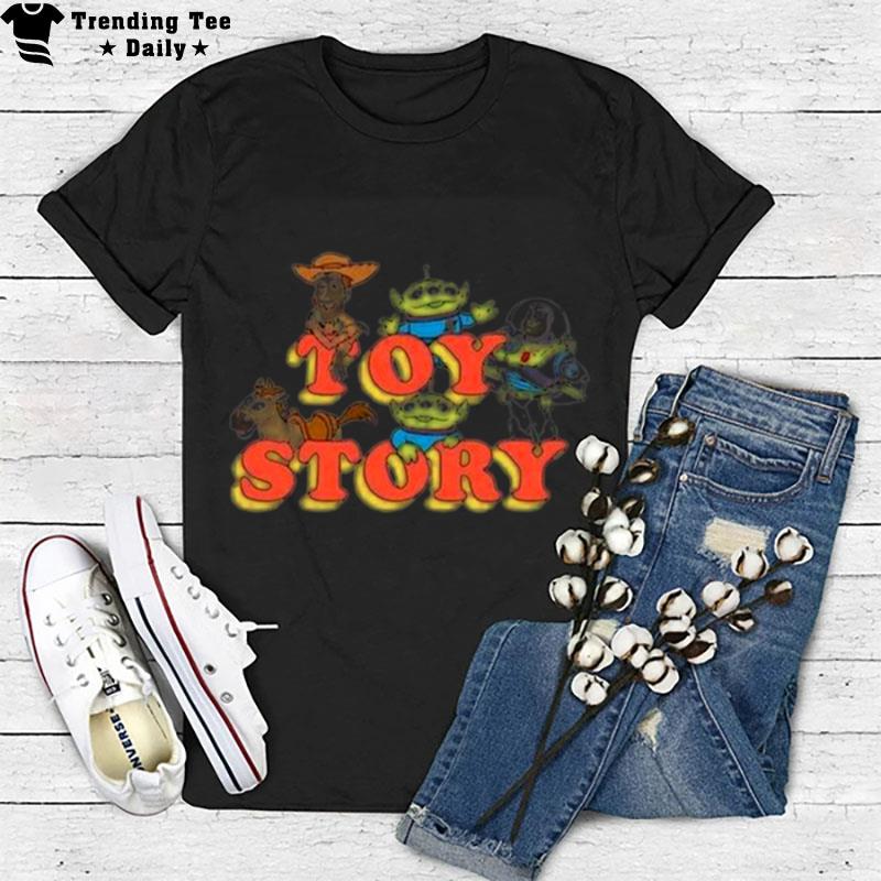 Disney Pixar Toy Story Woody Buzz And Friends T-Shirt