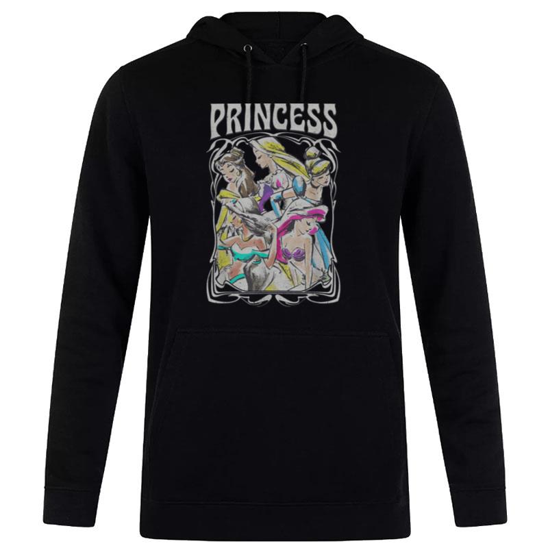 Disney Princess Group Retro Portrait Hoodie