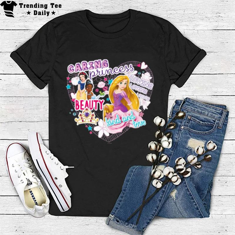 Disney Princess Snow White Tiana And Rapunzel T-Shirt