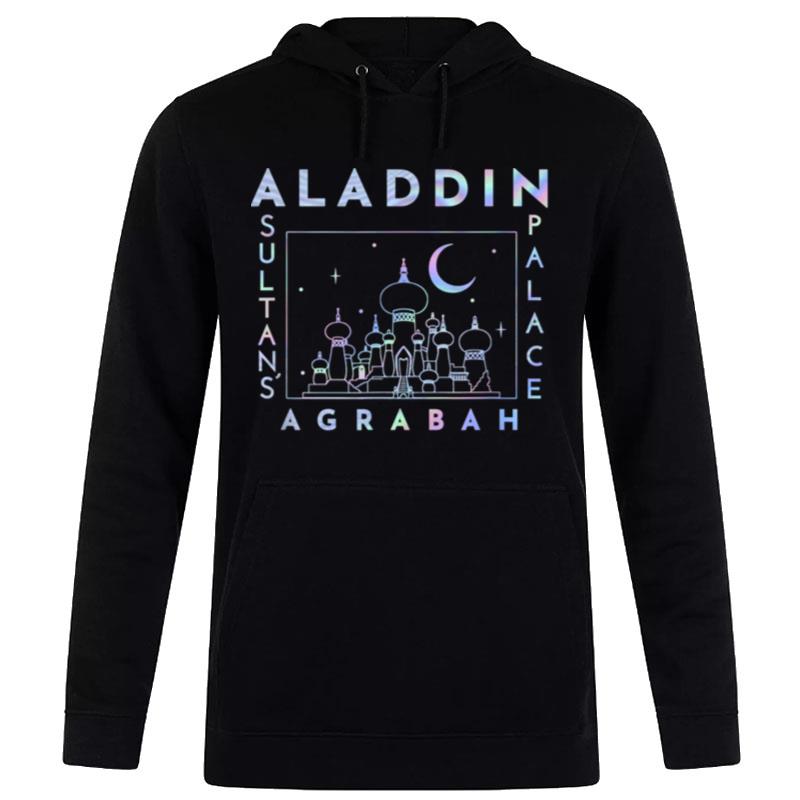 Disney Princesses Aladdin Agrabah Holographic Poster Hoodie