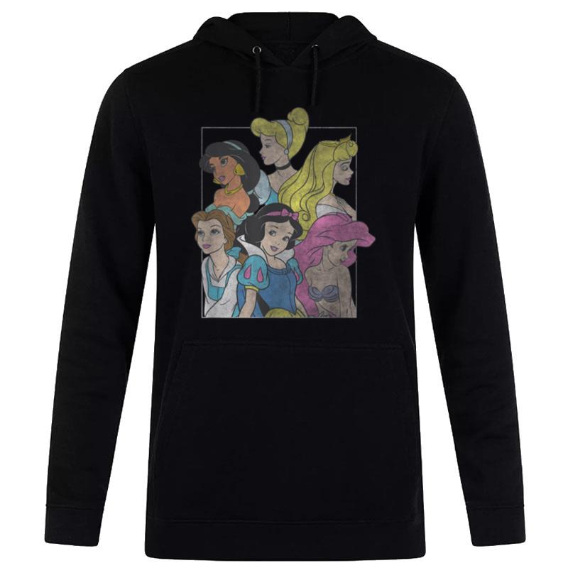 Disney Princesses Distressed Group Poster Hoodie