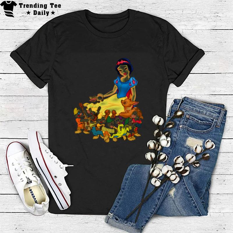 Disney Snow White And The Seven Dwarfs Cartoon T-Shirt