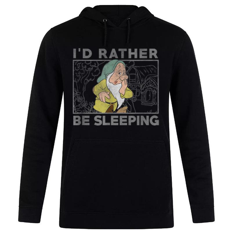 Disney Snow White And The Seven Dwarfs I D Rather Be Sleepy Hoodie