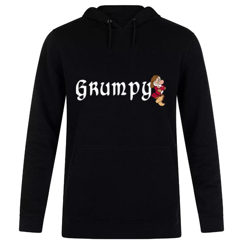 Disney Snow White Grumpy Leaning On Name Banner Hoodie