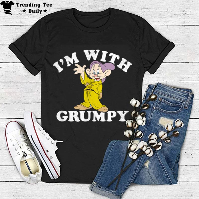 Disney Snow White & The Seven Dwarfs Dopey I'm With Grumpy T-Shirt