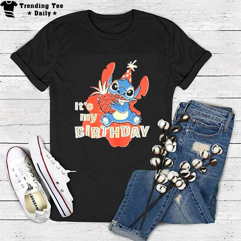 Disney Stitch It's My Birthday Kids T-Shirt