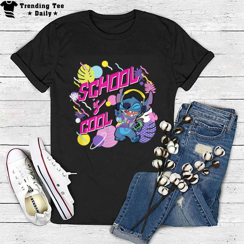 Disney Stitch School Is Cool B0B1Hf66Sp T-Shirt