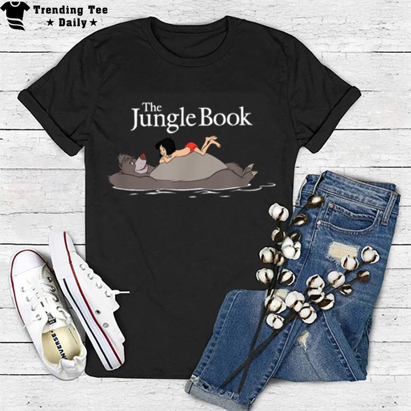 Disney The Jungle Book Mowgli & Baloo River Float Poster T-Shirt