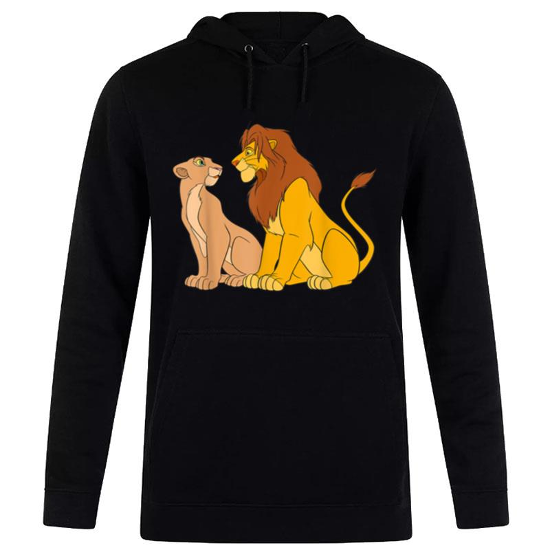 Disney The Lion King Adult Simba And Nala Together Hoodie