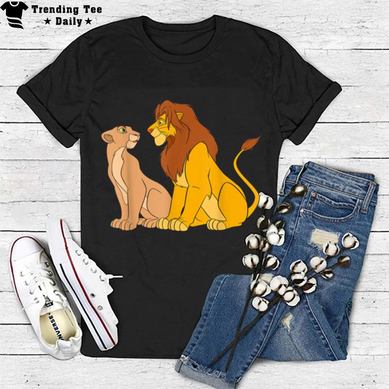 Disney The Lion King Adult Simba And Nala Together T-Shirt