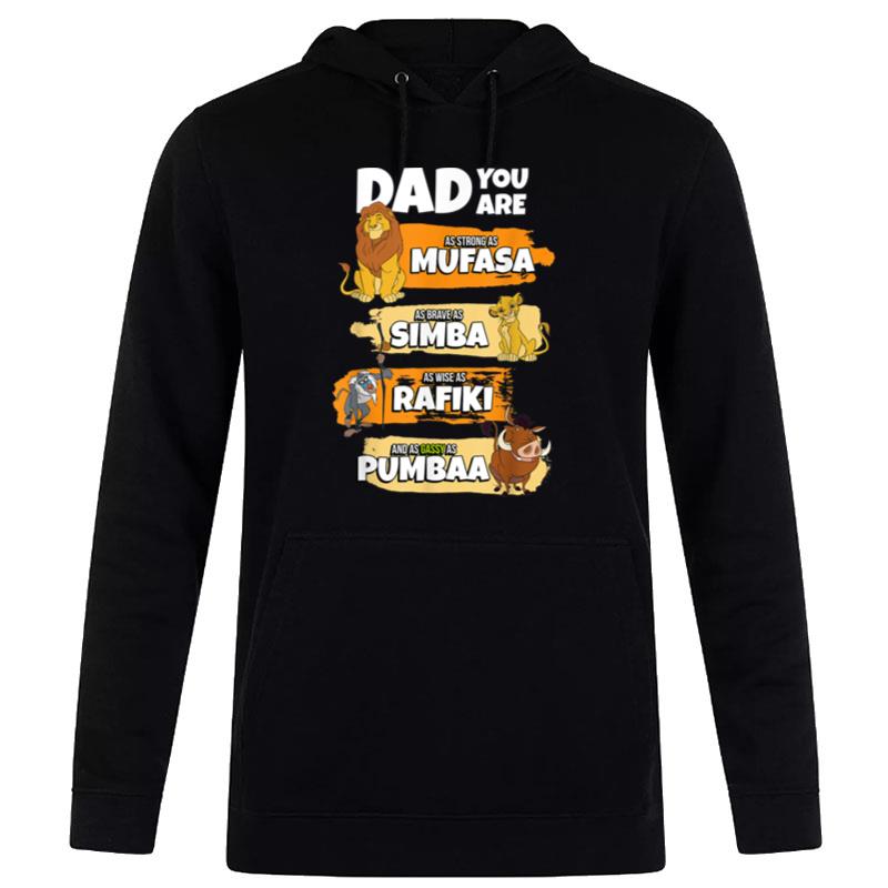 Disney The Lion King Dad You Are Word Stack Funny Hoodie