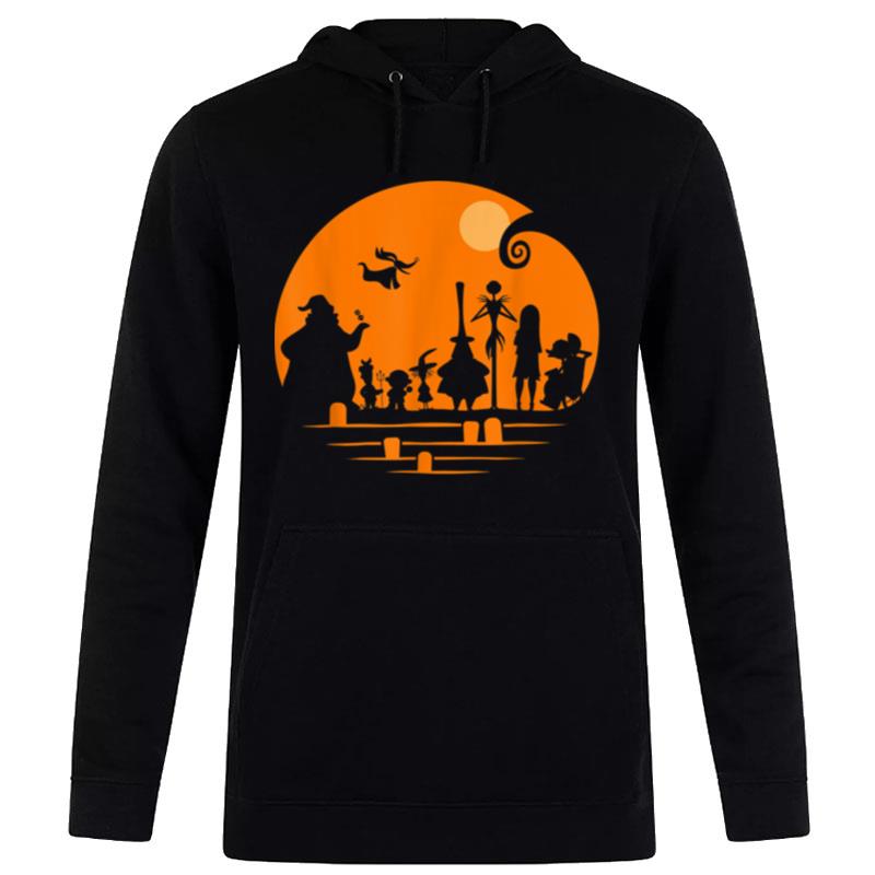 Disney The Nightmare Before Christmas Halloween Silhouette Hoodie