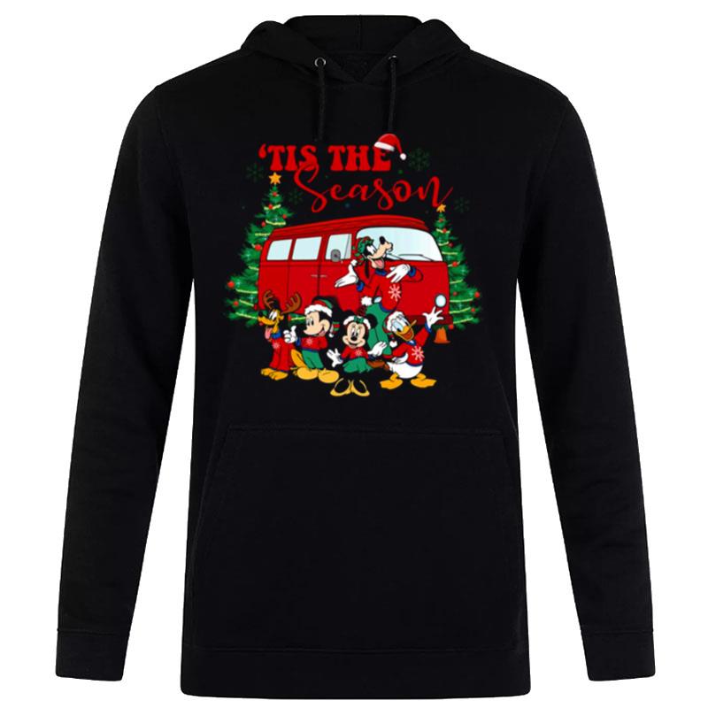 Disney The Red Christmas Truck Til The Season Mickey Hoodie