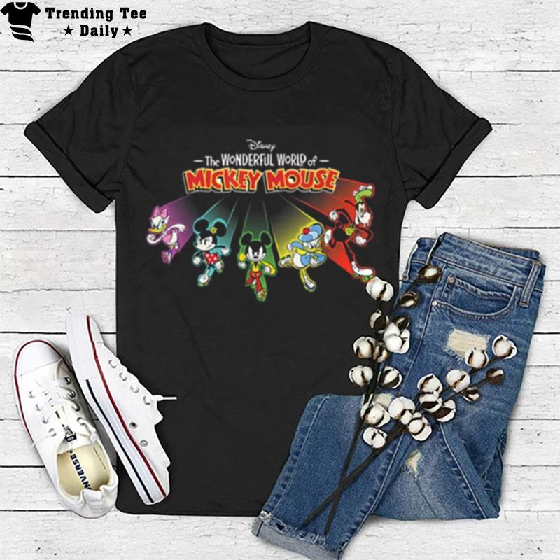 Disney The Wonderful World Of Mickey Mouse Roller Skating Disney T-Shirt