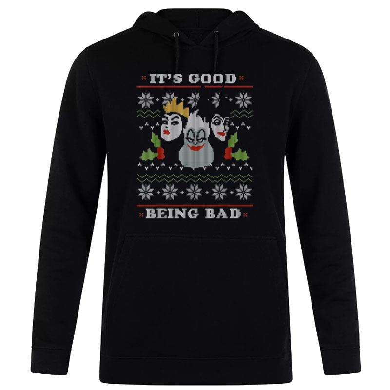 Disney Villains Good Bad Ugly Christmas Hoodie