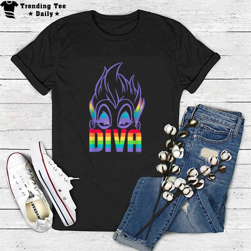 Disney Villains Ursula Diva Pride T-Shirt