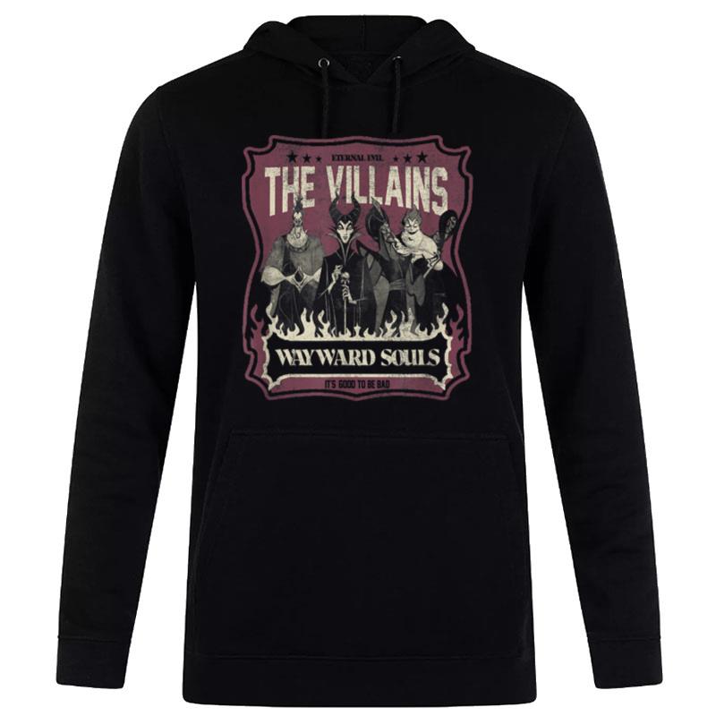 Disney Villains Wayward Souls Group Poster Hoodie