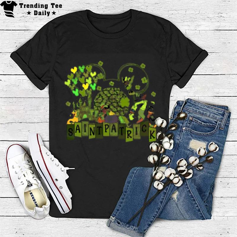 Disneyland St Patrick's Day Mickey Head Disney Patrick's Day T-Shirt