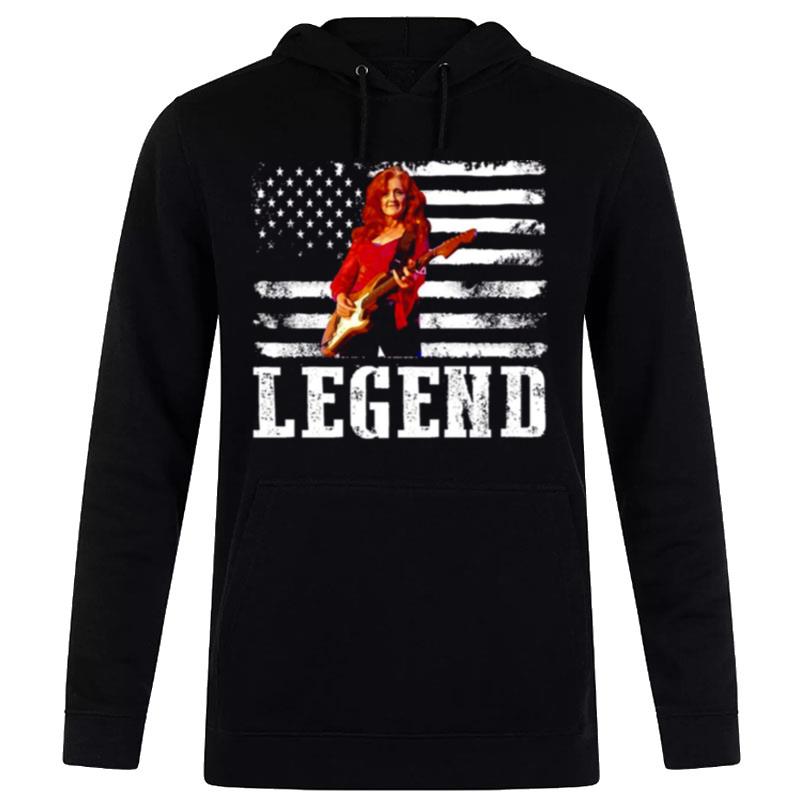 Distressed American Flag Legend Bonnie Rait Hoodie