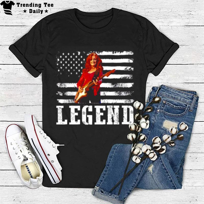 Distressed American Flag Legend Bonnie Rait T-Shirt