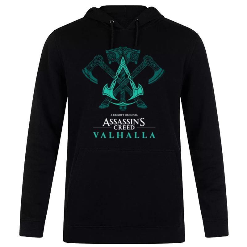 Distressed Celtic Weapons Viking Logo Assassin's Creed Valhalla Hoodie