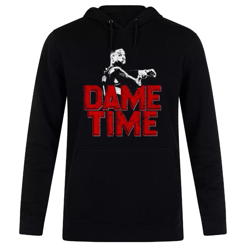 Distressed Design Dame Time Damian Lillard Hoodie