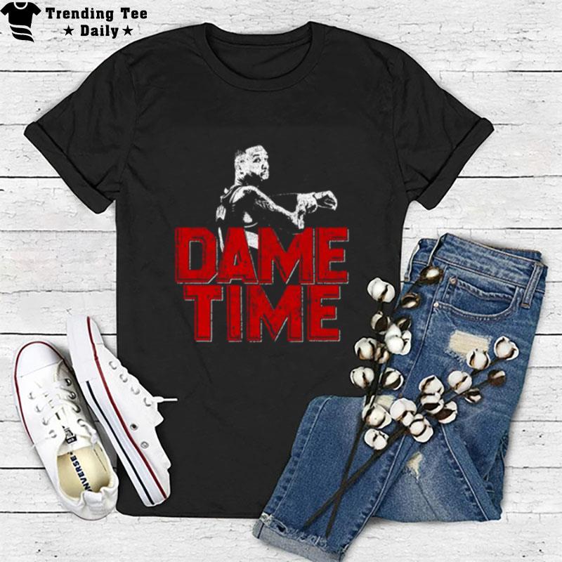 Distressed Design Dame Time Damian Lillard T-Shirt