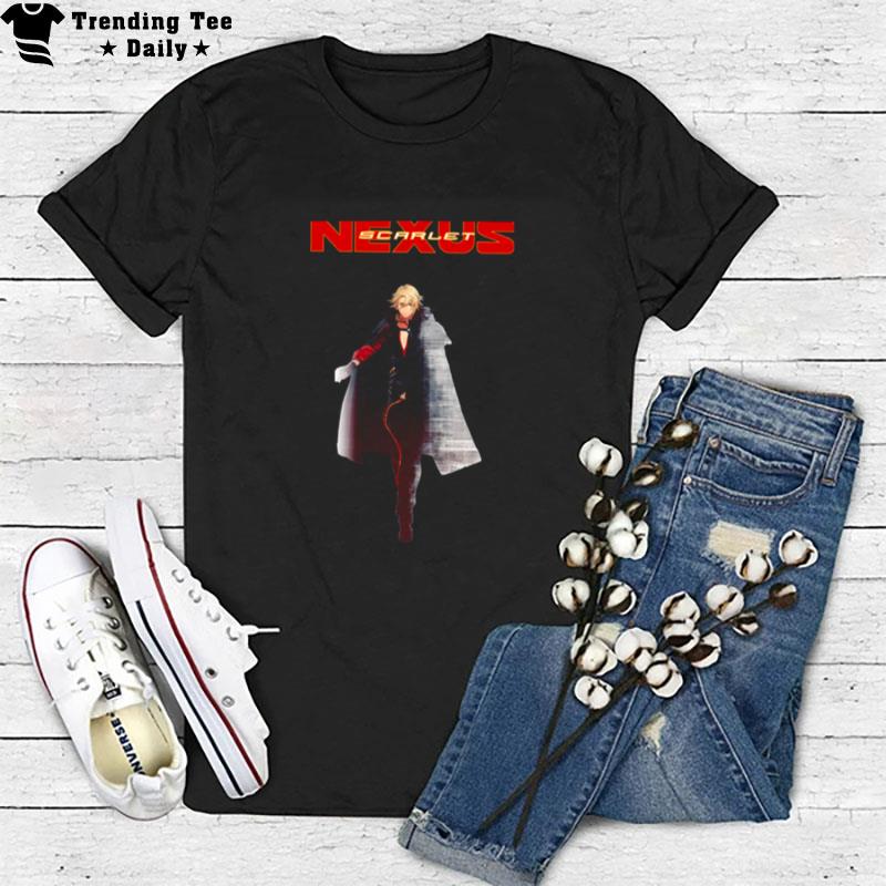 Distressed Design Game Online Scarlet Nexus T-Shirt