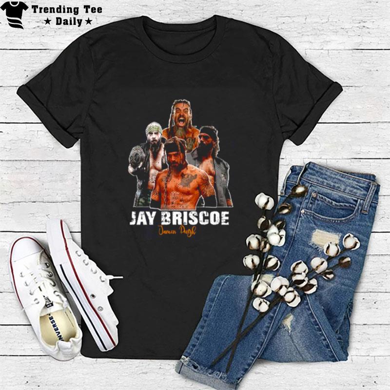 Distressed Design Jay Briscoe Jamin Pugh T-Shirt