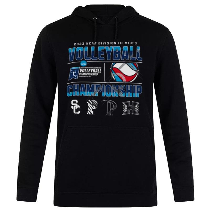 Division IiI'men's VolleY'All Championship Four Team 2023 Hoodie