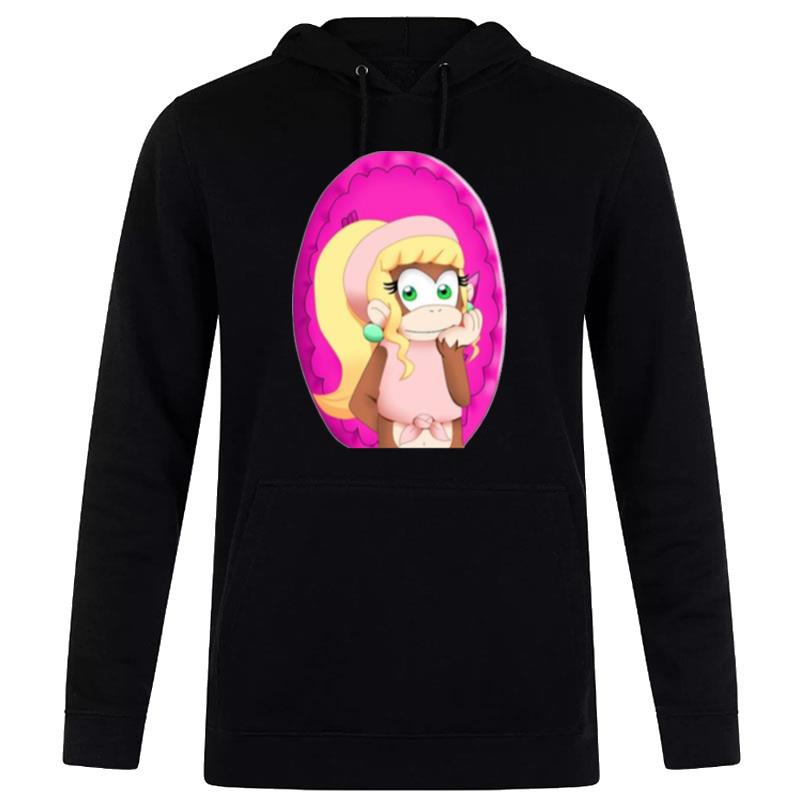 Dixie Kong With Banana Coin Donkey Kong Hoodie