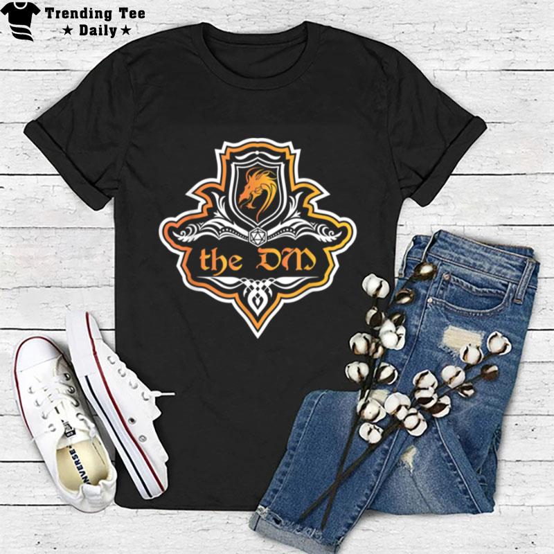 Dm Master Of The Dungeons & Rpg Dragons T-Shirt