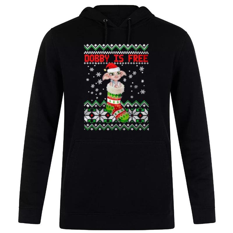 Dobby Is Free Dobby Christmas Ugly Hoodie