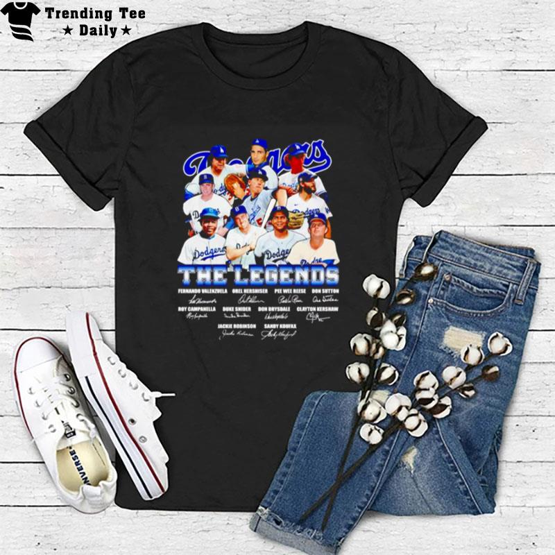 Dodgers Team The Legends Sign'tures T-Shirt