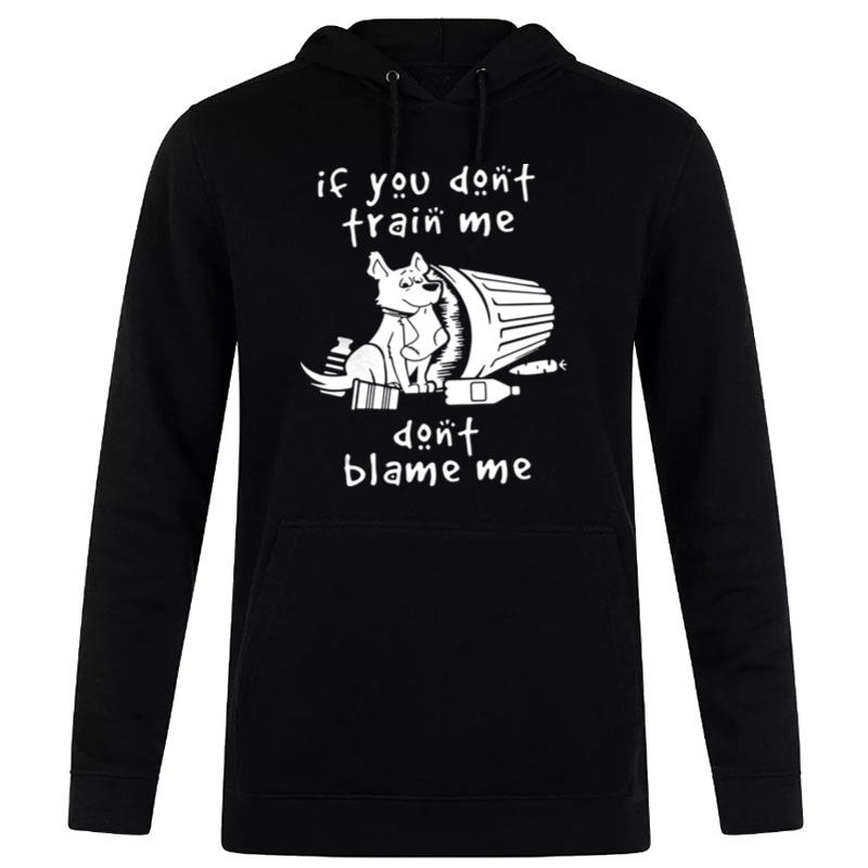 Dog If You Don't Train Me Don't Blame Me Hoodie