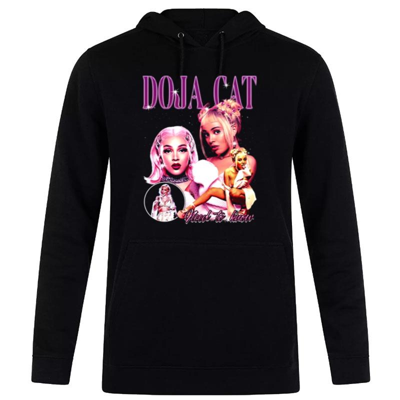 Doja Cat Vintage Black Rap Tee 90's Inspired Retro Hoodie