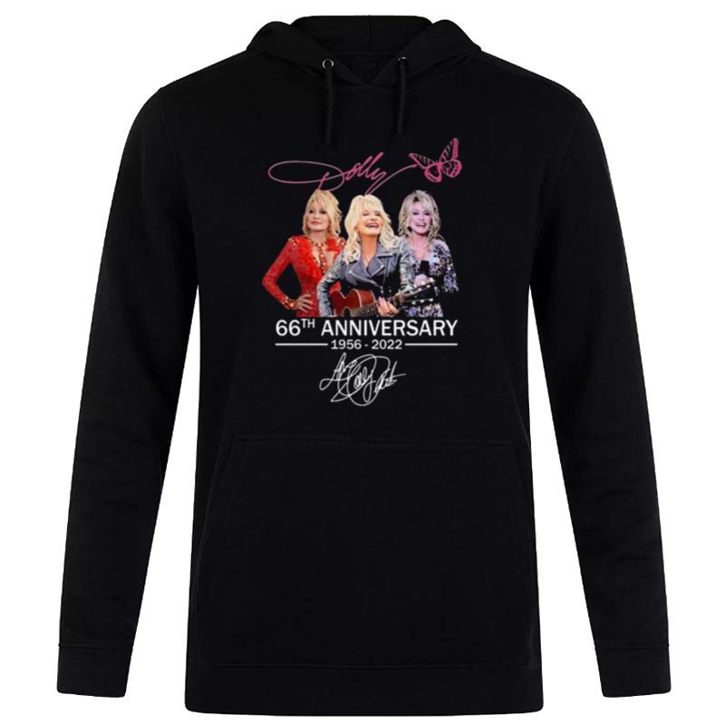 Dolly Parton 66Th Anniversary 1956 2022 Sign'ture Hoodie