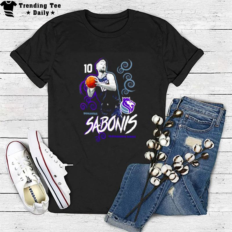 Domantas Sabonis Sacramento Kings Player T-Shirt